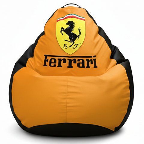 Крісло мішок Феррарі|Безкаркасне Крісло мішок Ferrari , розмір L 65&times;85 Феррарі 1 окс фото