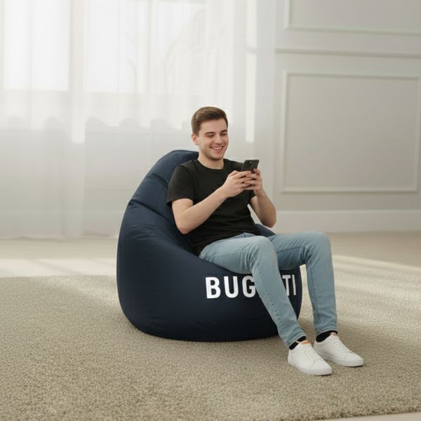 Крісло мішок Бугатті | Крісло мішок Bugatti, розмір L 65&times;85 Бугатті 1 окс фото