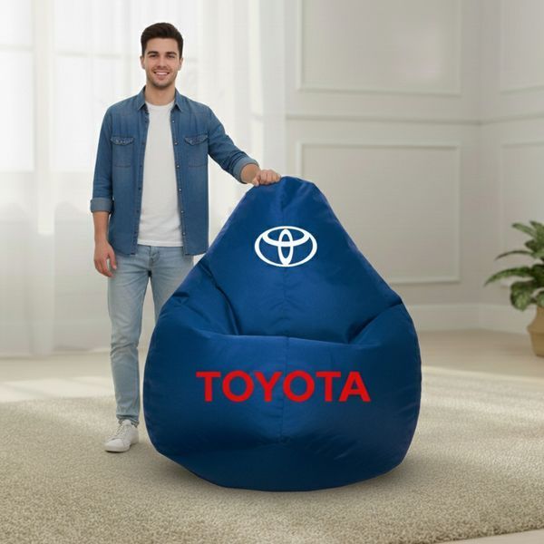 Крісло мішок Тойота|Безкаркасне Крісло мішок Toyota, розмір L 65&times;85 Тойота 1 окс фото