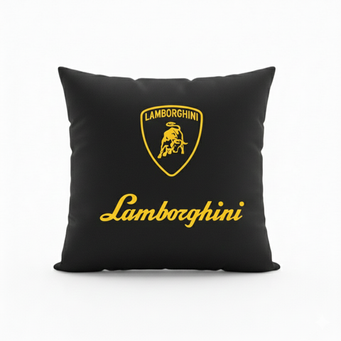 Подушка декоративна з дизайном Ламборгіні автомобільна Lamborghini подушка Ламборгіні фото