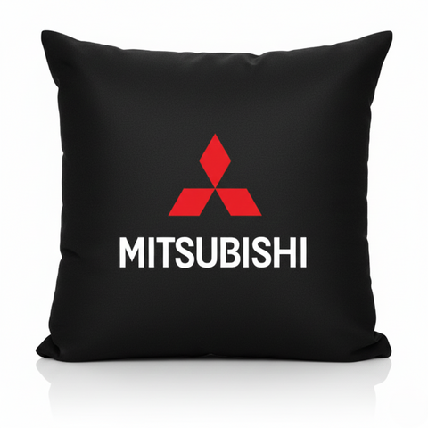 Подушка декоративна з дизайном Мітсубісі автомобільна Mitsubishi подушка Мітсубісі фото
