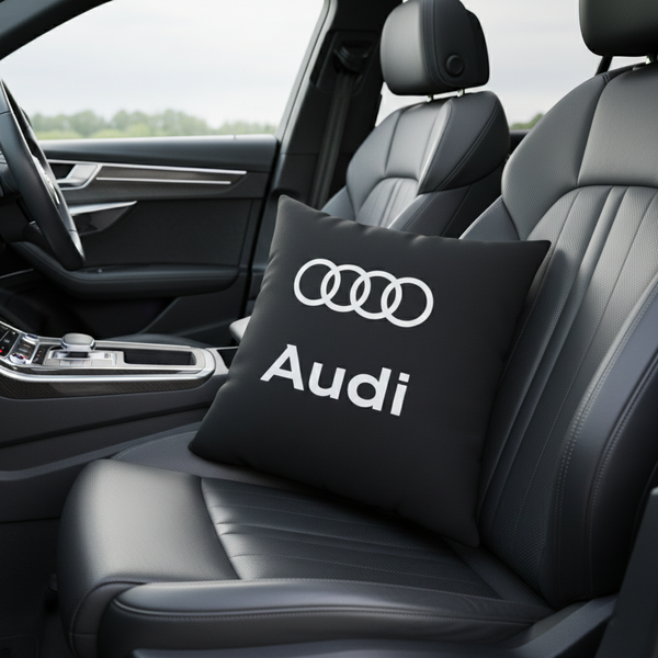 Подушка декоративна з дизайном Ауді автомобільна Audi подушка Ауді фото