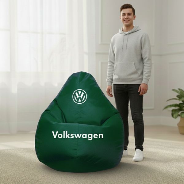 Крісло мішок Фольксваген|Безкаркасне Крісло мішок Volkswagen , розмір L 65&times;85 Фольксваген 1 окс фото