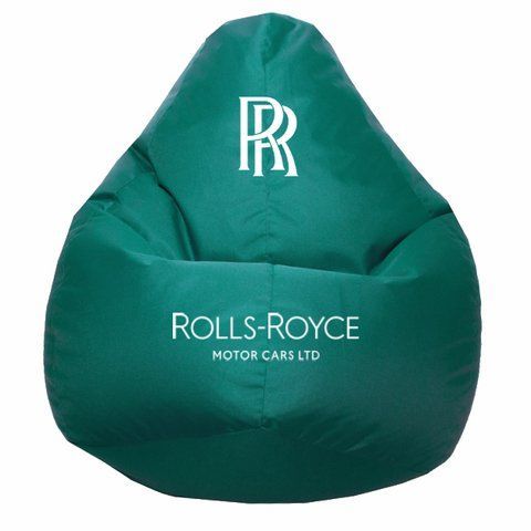 Крісло мішок Rolls-Royce|Безкаркасне Крісло мішок Роллс-Ройс, розмір L 65&times;85 Rolls-Royce 1 окс фото