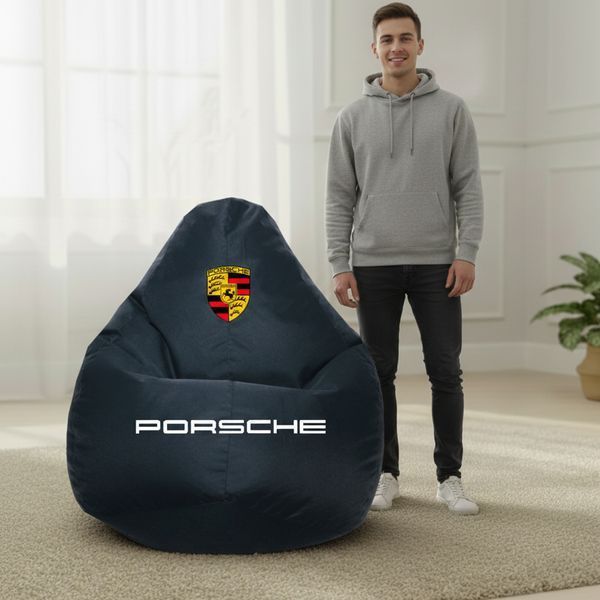 Крісло мішок Порше|Безкаркасне Крісло мішок Porsche , розмір L 65&times;85 Порше 1 окс фото